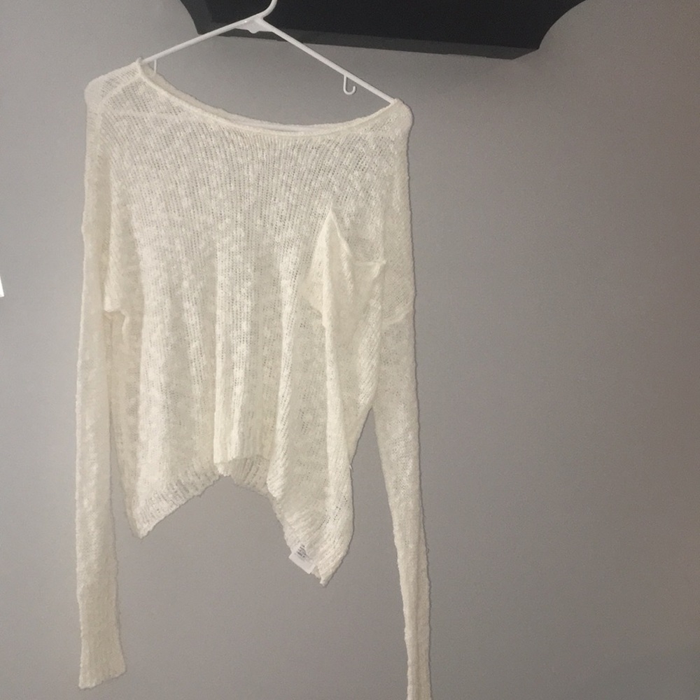 Hollister off-the-shoulder knitted sweater
